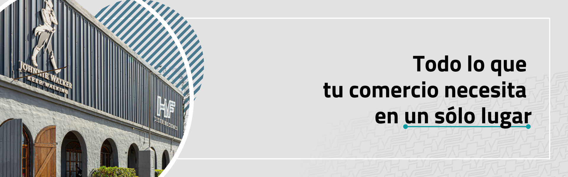 Slider todo lo que tu comercio necesita en un sólo lugar HyF distribuidora